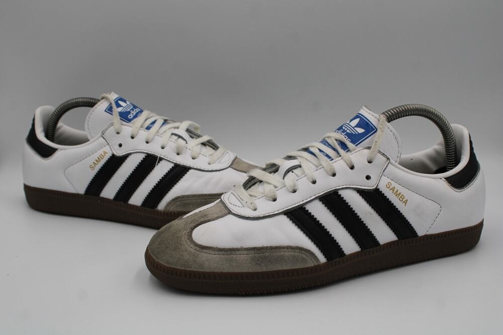 Size 7Y - adidas Samba OG Cloud White Core Black (GS) -IE3675